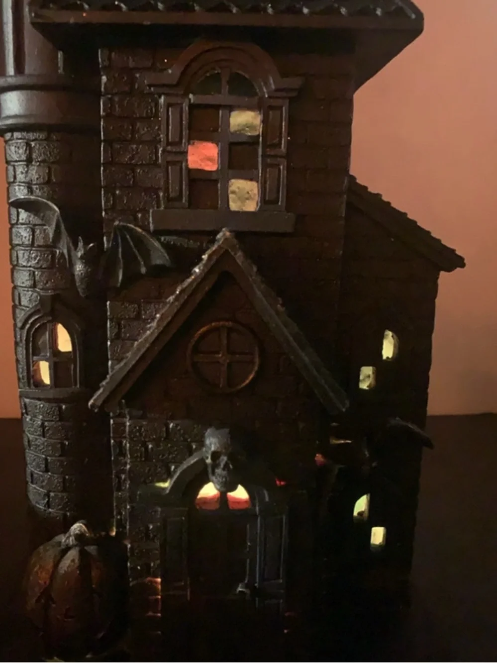 Gothic Haunted Manor Decorative Accent - Black